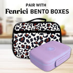 Fenrici Cheetah Kids Lunch Box for Girls, Teens Insulated Lunch Bag, Soft Sided - Image 6