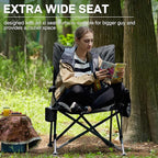 EVER ADVANCED Padded Oversized Folding Camping Chair - Image 6