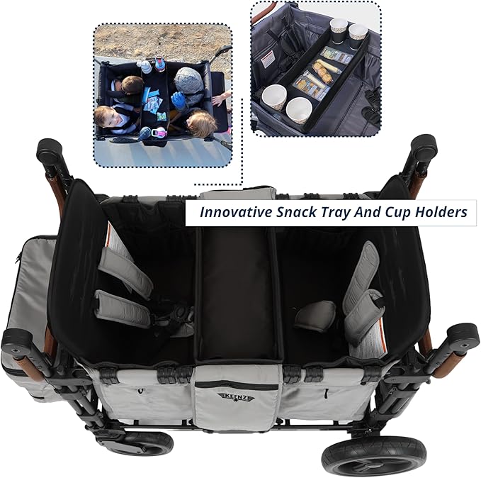 Keenz VYOO Stroller Wagon with Canopy - Image 8
