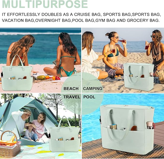 Waterproof Beach Tote Pool Bags - Image 6