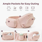 Momcozy Baby Carrier with Hip Seat, 2-in-1 Forward-Facing Carry - Image 4