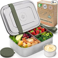 Everusely - Bento Box - Sage, 60oz / 1.8 L - Stainless Steel Lunch Box - 3 by Everusely