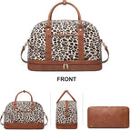 Weekender Bag for Women Canvas Overnight Bag Large Travel Tote Bag Carry on - Image 7