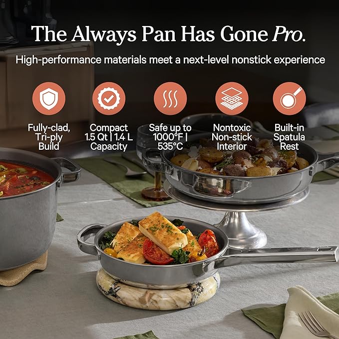 Our Place Titanium Pro Mini Cookware Duo – Always Pan & Perfect Pot - Image 2