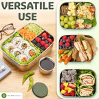 Everusely - Bento Box - Sage, 47oz / 1.4 L - Stainless Steel Lunch Box - 3 - Image 5