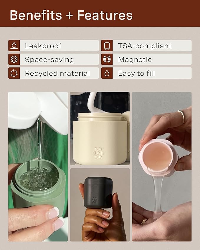 Cadence Travel Containers Haircare Capsule Set - Image 2