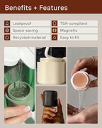 Cadence Travel Containers Haircare Capsule Set - Image 2