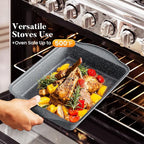 Kitchen Academy Granite Nonstick Cookware Set - Image 4