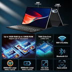 Android 14 Tablet with Keyboard，16GB RAM 128GB ROM 1TB Expand, 8000mAh Battery - Image 3