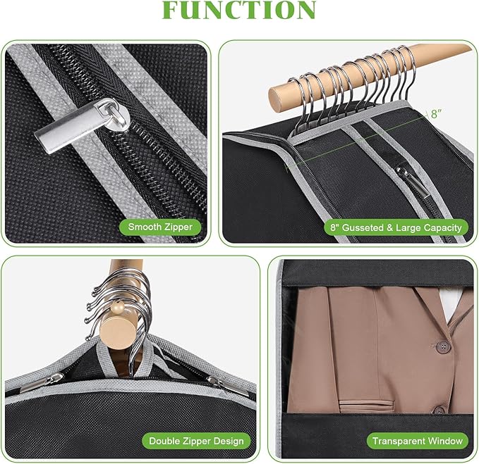 KEEGH Space Saving Hanging Garment Bag - Image 6
