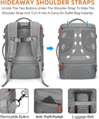 Travel Laptop Backpack, 42L Carry on Luggage, Flight Approved Expandable - Image 4
