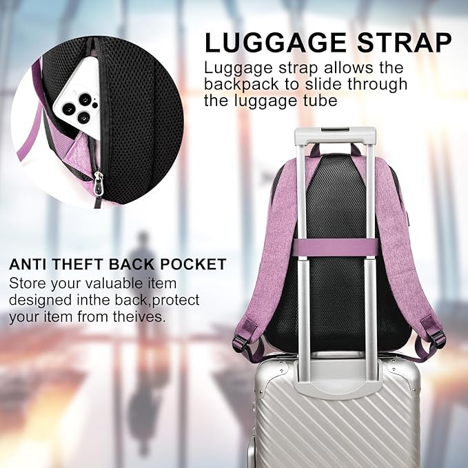 School Backpack for Teen Girls, Cute College Backpacks for Women Students - Image 6
