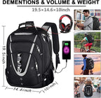 17 inch Laptop Backpack, Large Travel Backpack - Image 7