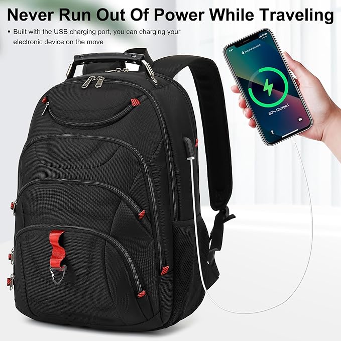 Boavan Laptop Backpack for men, 17.3 inch Laptop Bag - Image 7