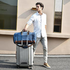 Litvyak Duffle Bag for Travel, 50L Canvas Travel Duffel Bags Overnight Weekend - Image 7