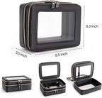 Aveniee Clear Makeup Bags, Double Layer Cosmetic Bags - Image 2