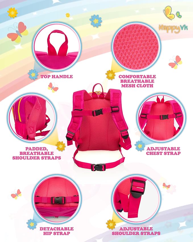 Backpack with Leash for Kids-Anti Lost Walking Toddler Leash-Unicorn design-for - Image 8