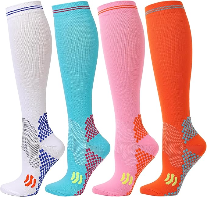 Kickticks 4 Pairs Compression Socks by Kickticks