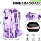 King'sGuard 70L Camping Hiking Backpack Tactical Backpack Military Molle - Image 2