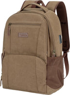 Tzowla Canvas Laptop College Backpack by Tzowla