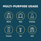 Lifemaster Plastic Clothes Hanger Set - Image 4