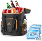 Odoland Cooler Backpack, 30 Cans Insulated Leak-Proof Cooler Bag - Image 2