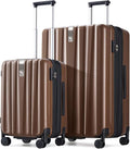 Hanke Expandable Hard Shell Luggage Sets 2 piece Carry on Luggage by Hanke