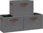 GhvyenntteS Large Fabric Storage Bins by GhvyenntteS