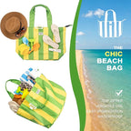 Beach Bags Waterproof Sandproof, XL Large Pool Tote Bag - Image 7