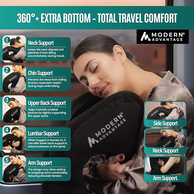 Modern Advantage Inflatable Travel Pillow - Image 4
