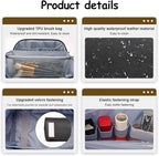 BOYATU Travel Makeup Bag Organizer Cosmetic Bag: 3 Pcs Set Make up Bags - Image 5