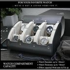 6 watch case box for travel and display organizer - Image 3