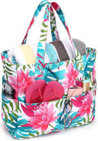 LEDAOU Large Beach Tote Bag Women Waterproof Sandproof Zipper Beach Tote Bag - Image 9