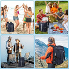 Backpack Cooler Insulated Leak Proof 35 Cans, 2 Insulated Compartments Thermal - Image 7