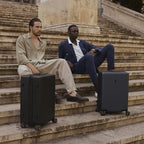 LEVEL8 Elegance Checked Luggage, 24 Inch Hardside Suitcase, Lightweight Matte - Image 2