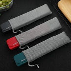 DEVICO Travel Utensils, 18/8 Stainless Steel 4pcs Cutlery Set Portable Camp - Image 7