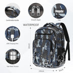 Backpack for Men Women, School Backpack for Boys Girls Teens, 15.6 Inch Laptop - Image 2