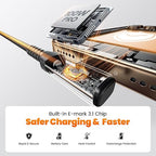 USB C Cable 100W Right Angle Fast Charging Cord, Nylon Braided USB 2.0 Cable - Image 4