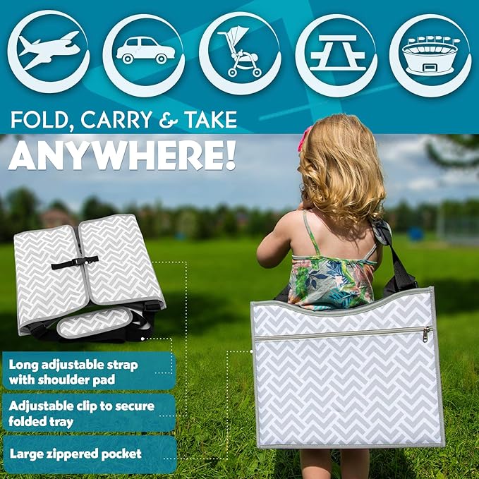 Kenley Kids Travel Tray, Toddler Car Seat Lap Tray, Road Trip Essentials - Image 6