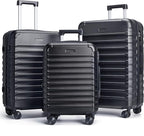 LIGHT FLIGHT Luggage Sets, 3 Piece Durable Suitcase Set by LIGHTFLIGHT