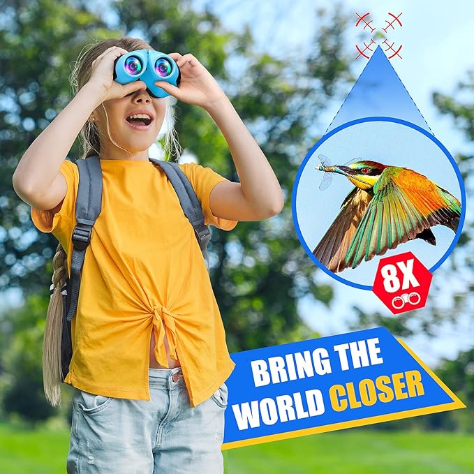 LET'S GO! Binocular for Kids, Compact High Resolution Shockproof Binoculars - Image 3