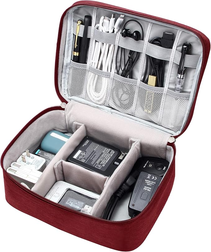 VOCUS Electronics Organizer Travel Cable Organizer Bag - Image 2