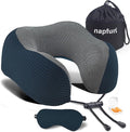 napfun Neck Pillow for Traveling, Upgraded Travel Neck Pillow for Airplane 100% by NAPFUN