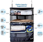 Grand Fusion Stow-N-Go Travel Luggage Organizer – Portable Hanging Travel - Image 3