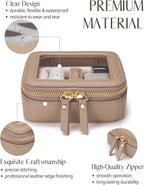 Popvibe Clear Makeup Bag Travel Cosmetic Case Transparent Toiletry Bag - Image 2