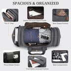 Gonex Canvas Duffle Bag for Travel, 60L Duffel Overnight Weekend Bag - Image 5