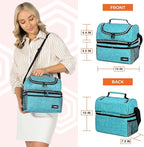 OPUX Lunch Box For Men Women, Insulated Large Lunch Bag Adult Work, Double - Image 3
