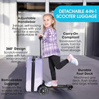 KIDDIETOTES Detachable 4-in-1 Scooter Luggage - Image 2