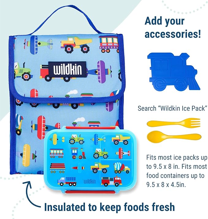 Wildkin Kids Insulated Lunch Bag – Reusable, School & Travel - Image 5
