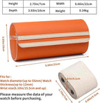 MOZSLY Watch Roll Travel Case 3 Slots Portable Box - Image 6